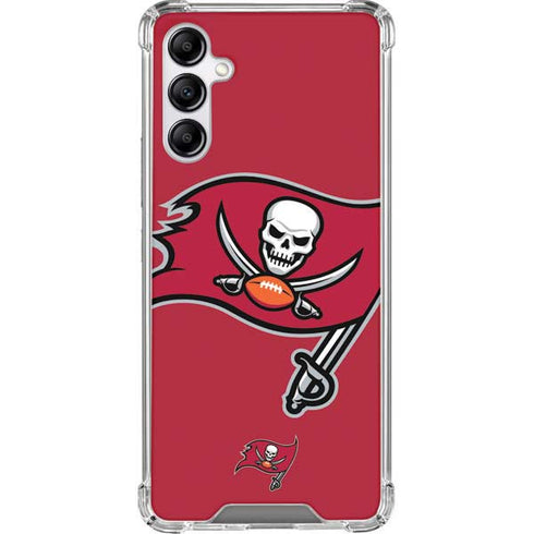 NFL Tampa Bay Buccaneers Large Logo Galaxy A14 5G Clear Case