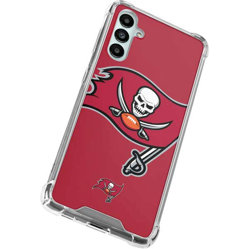 NFL Tampa Bay Buccaneers Large Logo Galaxy A14 5G Clear Case