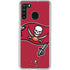 NFL Tampa Bay Buccaneers Large Logo Galaxy A21 Clear Case