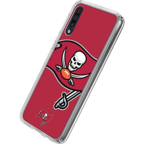 NFL Tampa Bay Buccaneers Large Logo Galaxy A50 Clear Case