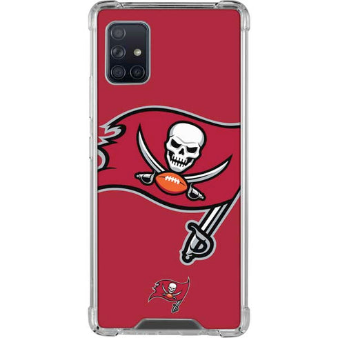 NFL Tampa Bay Buccaneers Large Logo Galaxy A51 5G Clear Case