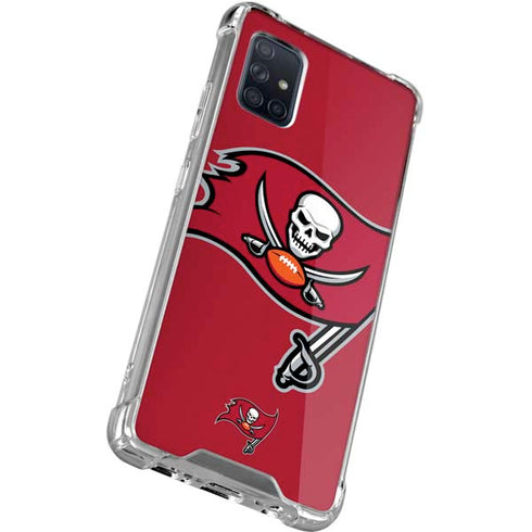 NFL Tampa Bay Buccaneers Large Logo Galaxy A51 5G Clear Case