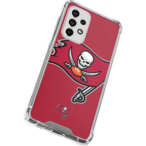 NFL Tampa Bay Buccaneers Large Logo Galaxy A53 5G Clear Case