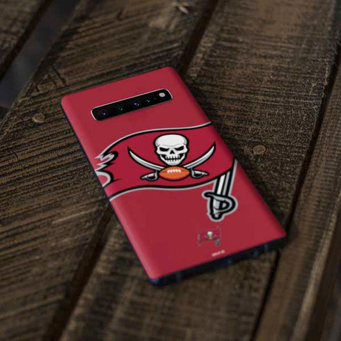 NFL Tampa Bay Buccaneers Large Logo Galaxy S10 Plus Skin