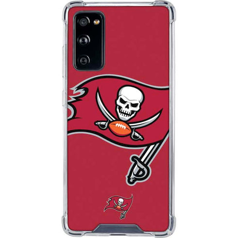 NFL Tampa Bay Buccaneers Large Logo Galaxy S20 FE Clear Case