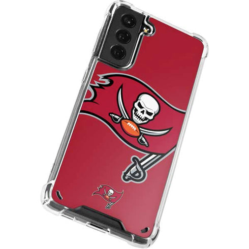 NFL Tampa Bay Buccaneers Large Logo Galaxy S21 Plus 5G Clear Case