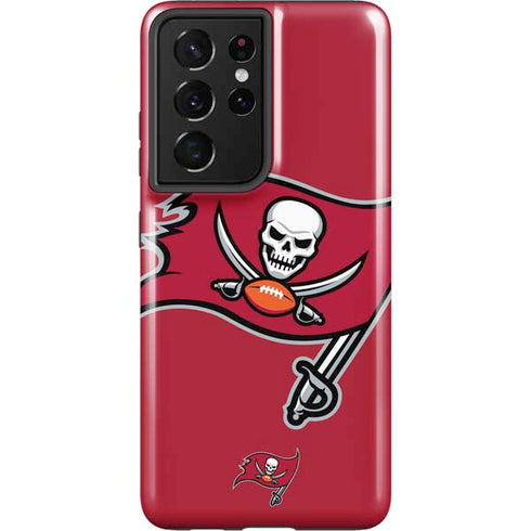 NFL Tampa Bay Buccaneers Large Logo Galaxy S21 Ultra 5G Pro Case