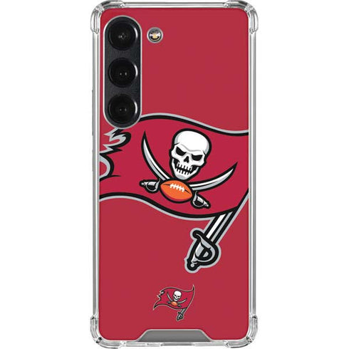 NFL Tampa Bay Buccaneers Large Logo Galaxy S23 Clear Case