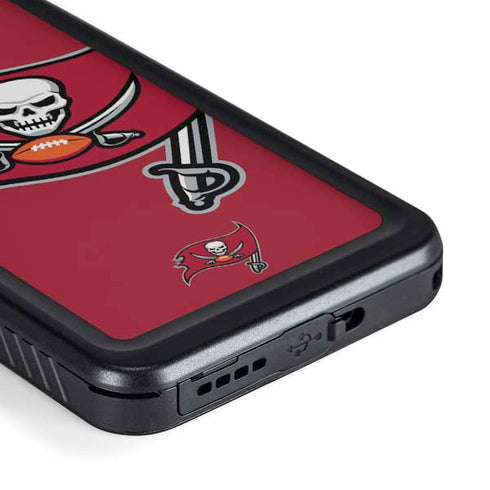 NFL Tampa Bay Buccaneers Large Logo Galaxy S23 Plus Waterproof Case