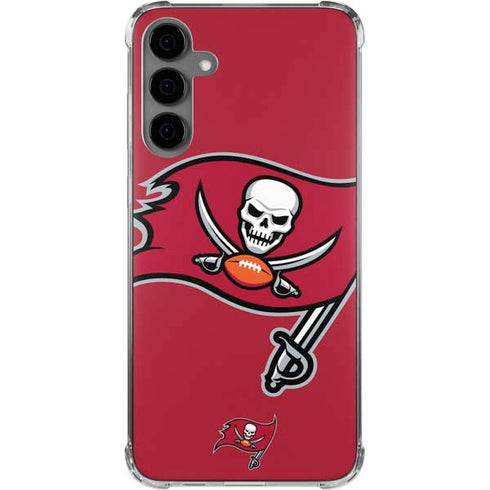 NFL Tampa Bay Buccaneers Large Logo Galaxy S24 Plus Clear Case