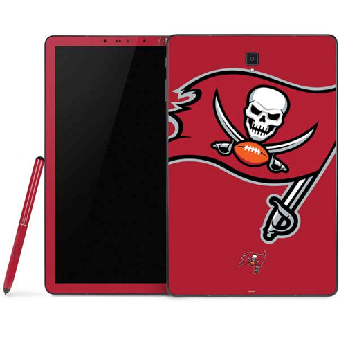 NFL Tampa Bay Buccaneers Large Logo Samsung Galaxy Tab Skin
