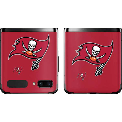 NFL Tampa Bay Buccaneers Large Logo Galaxy Z Flip Skin
