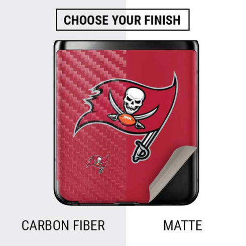 NFL Tampa Bay Buccaneers Large Logo Galaxy Z Flip Skin