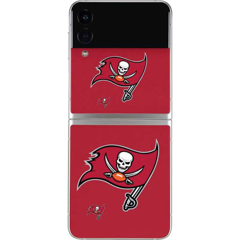 NFL Tampa Bay Buccaneers Large Logo Galaxy Z Flip3 5G Skin