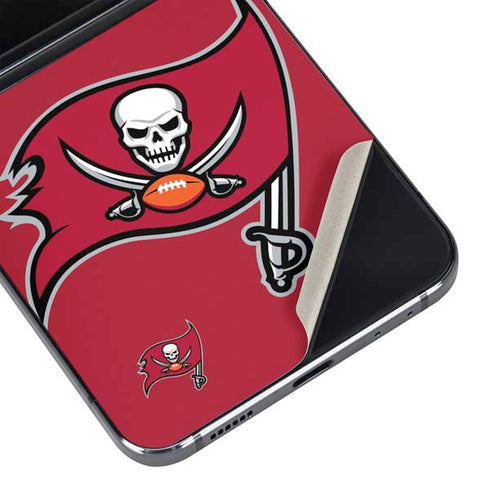 NFL Tampa Bay Buccaneers Large Logo Galaxy Z Flip5 5G Skin
