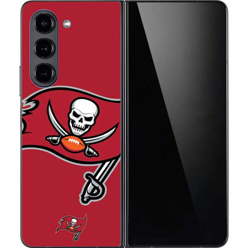 NFL Tampa Bay Buccaneers Large Logo Galaxy Z Fold5 5G Skin