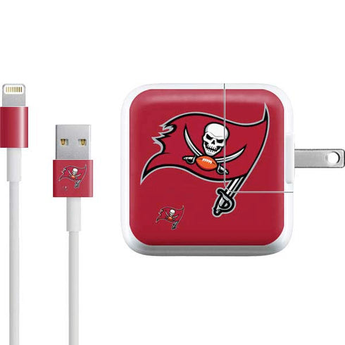 NFL Tampa Bay Buccaneers Large Logo iPad Charger (10W USB) Skin