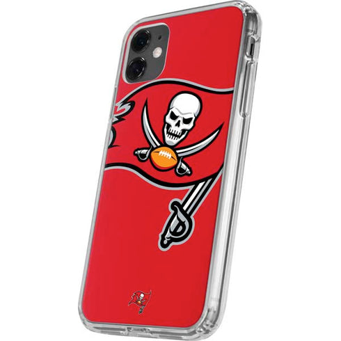 NFL Tampa Bay Buccaneers Large Logo iPhone 11 Clear Case