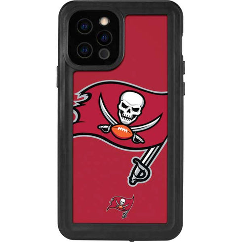NFL Tampa Bay Buccaneers Large Logo iPhone 12 Pro Waterproof Case