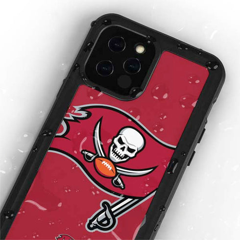 NFL Tampa Bay Buccaneers Large Logo iPhone 12 Pro Waterproof Case