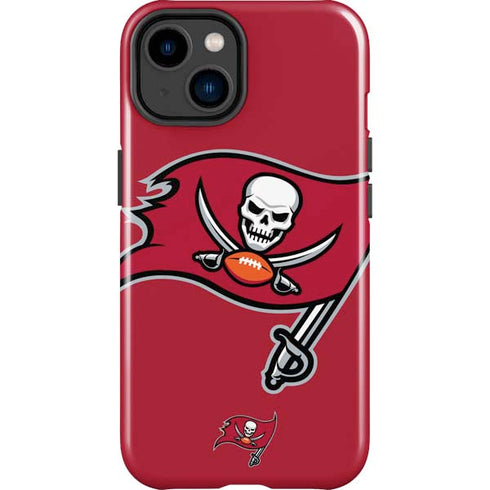 NFL Tampa Bay Buccaneers Large Logo iPhone 15 Plus Impact Case
