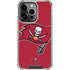 NFL Tampa Bay Buccaneers Large Logo iPhone 15 Pro Clear Case