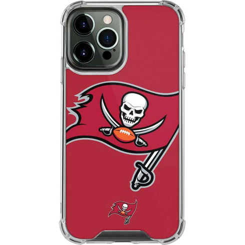 NFL Tampa Bay Buccaneers Large Logo iPhone 14 Pro Max Clear Case