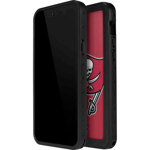 NFL Tampa Bay Buccaneers Large Logo iPhone 14 Pro Max Waterproof Case
