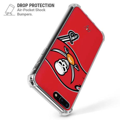 NFL Tampa Bay Buccaneers Large Logo iPhone 7/8 Plus Clear Case