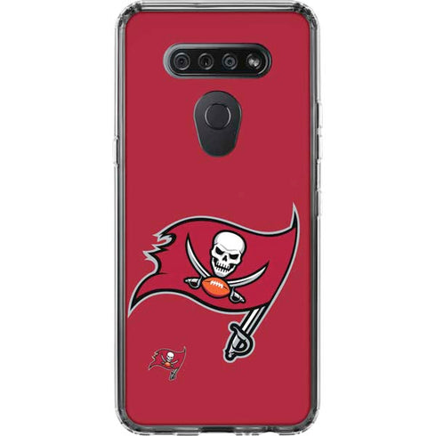 NFL Tampa Bay Buccaneers Large Logo LG K51/Q51 Clear Case