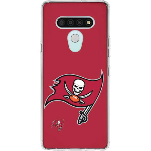 NFL Tampa Bay Buccaneers Large Logo LG Stylo 6 Clear Case