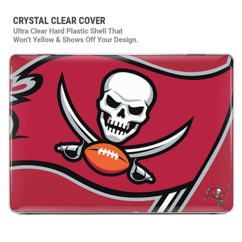 NFL Tampa Bay Buccaneers Large Logo MacBook Air 15in (2023-2025) Case plus Skin