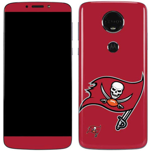 NFL Tampa Bay Buccaneers Large Logo Moto E5 Plus Skin
