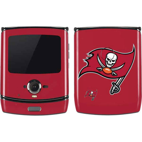 NFL Tampa Bay Buccaneers Large Logo Motorola RAZR Skin