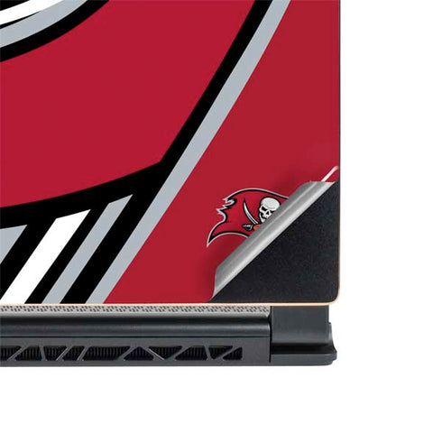 NFL Tampa Bay Buccaneers Large Logo MSI GS65 Stealth Laptop Skin
