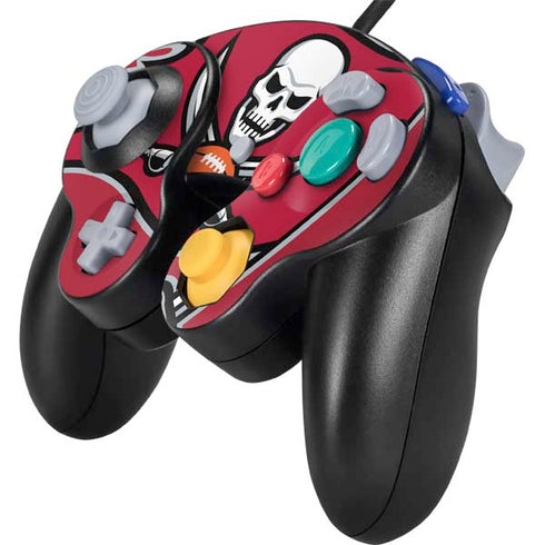 NFL Tampa Bay Buccaneers Large Logo Nintendo GameCube Controller Skin