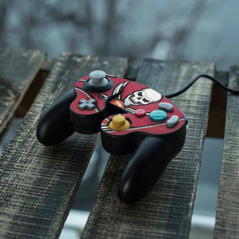 NFL Tampa Bay Buccaneers Large Logo Nintendo GameCube Controller Skin