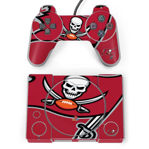 NFL Tampa Bay Buccaneers Large Logo PlayStation Classic Bundle Skin