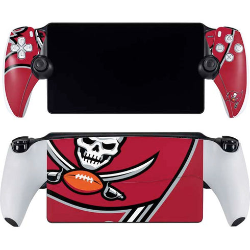 NFL Tampa Bay Buccaneers Large Logo PlayStation Portal Remote Player Skin