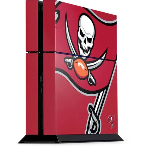 NFL Tampa Bay Buccaneers Large Logo PS4 Console Skin