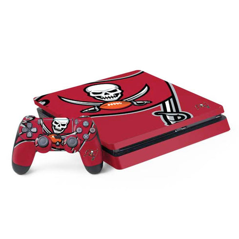 NFL Tampa Bay Buccaneers Large Logo PS4 Slim Bundle Skin