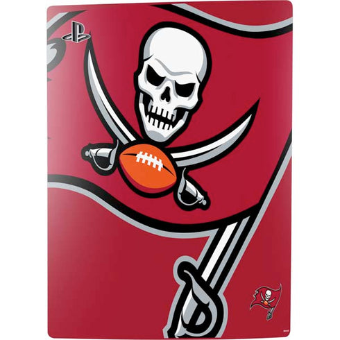 NFL Tampa Bay Buccaneers Large Logo PS5 Bundle Skin