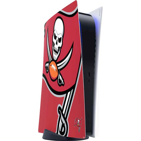 NFL Tampa Bay Buccaneers Large Logo PS5 Digital Edition Console Skin