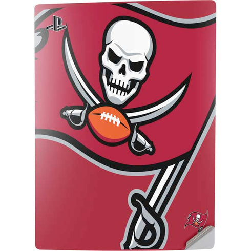 NFL Tampa Bay Buccaneers Large Logo PS5 Digital Edition Console Skin