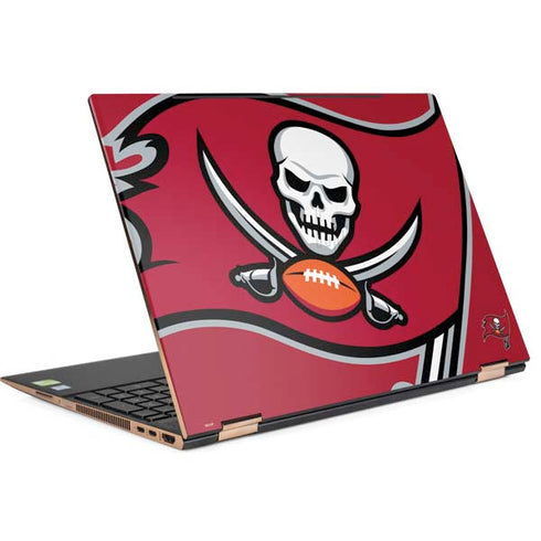 NFL Tampa Bay Buccaneers Large Logo HP Spectre Skin