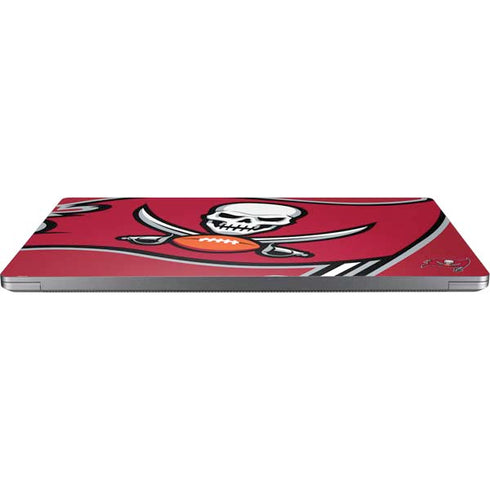 NFL Tampa Bay Buccaneers Large Logo Universal Laptop 12in (9.8 x 6.8in) Skin