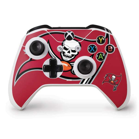 NFL Tampa Bay Buccaneers Large Logo Xbox One S Controller Skin