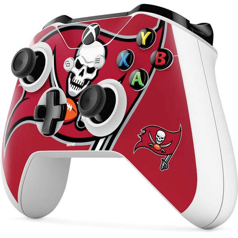 NFL Tampa Bay Buccaneers Large Logo Xbox One S Controller Skin
