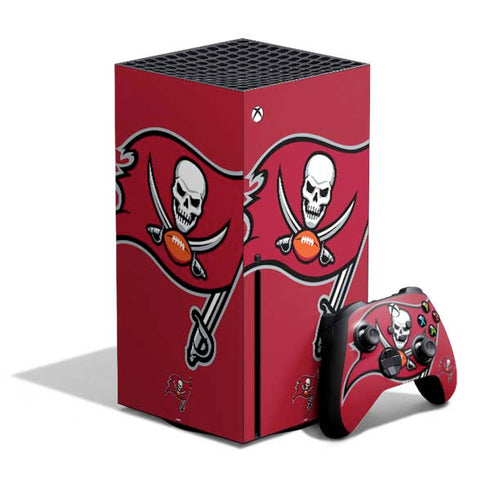 NFL Tampa Bay Buccaneers Large Logo Xbox Series X Bundle Skin