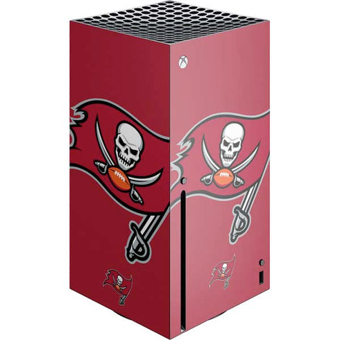 NFL Tampa Bay Buccaneers Large Logo Xbox Series X Console Skin